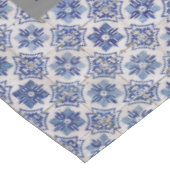 フローラスタイリッシュ花瓶ブルーchinoiserieモノグラム テーブルクロス (アングル)