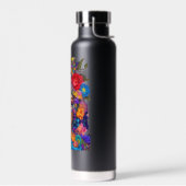 フローラスタイリッシュ銅製ウォーターボトル ウォーターボトル (左面)