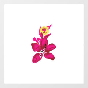 フローラスタイル、ArtyClickクリムゾン、ライト金ゴールド ウィンドウサイン