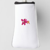 フローラスタイル、ArtyClickクリムゾン、ライト金ゴールド ゴルフヘッドカバー (回転90)