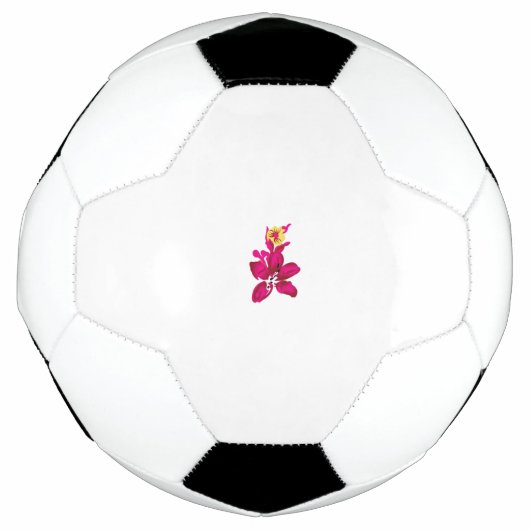 フローラスタイル、ArtyClickクリムゾン、ライト金ゴールド サッカーボール (正面)