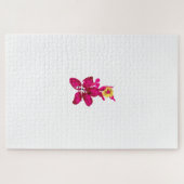 フローラスタイル、ArtyClickクリムゾン、ライト金ゴールド ジグソーパズル (横)