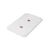 フローラスタイル、ArtyClickクリムゾン、ライト金ゴールド バスマット (アングル)