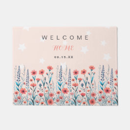 フローラスターウェルカムホーム ドアマット