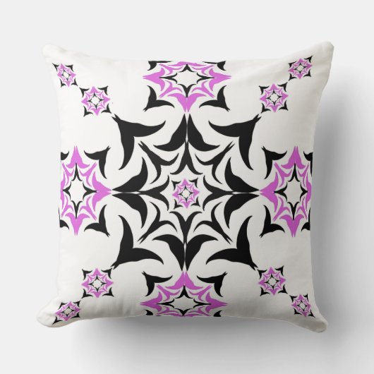 「フローラスターバストジオメトリ」 クッション (正面)