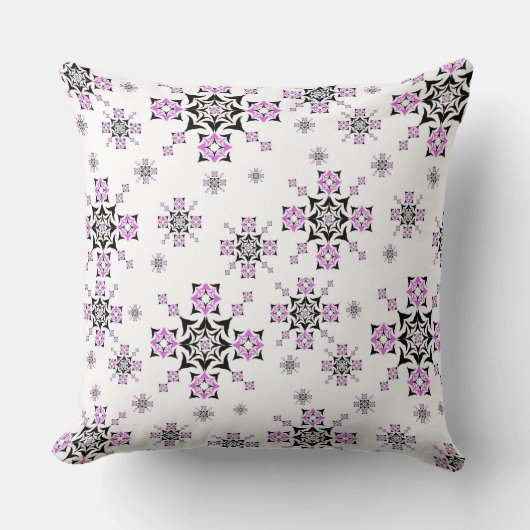 「フローラスターバストジオメトリ」 クッション (正面)