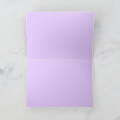 フローラスターユダヤベビー命名サンキューカード サンキューカード (内部)