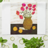 フローラスチルライフキッチンティータオル キッチンタオル (折り畳み)