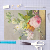 フローラスチルライフbyジョルギウス・ヨハネス・ヴァン・オス 薄葉紙 (クラフト)