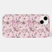 フローラスチームパンククロック – さくらんぼの花 Case-Mate iPhoneケース (裏面 (横))
