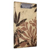 フローラステンシルデザインとタウニー葉ズ クリップボード (右)