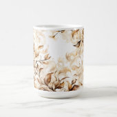 フローラステンドパターン – コーヒー中毒者 コーヒーマグカップ (中央)