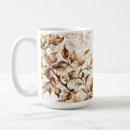 フローラステンドパターン – コーヒー中毒者 コーヒーマグカップ