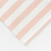 フローラストライプの統計ベビーブランケット フリースブランケット (角)