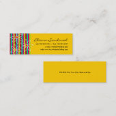 フローラストライプの通話カード コーリングカード (正面/裏面)