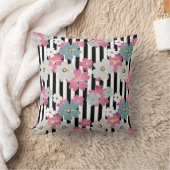 フローラストライプの クッション (ブランケット)