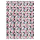 フローラストライプの テーブルクロス (正面)