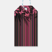 フローラストライプの、レトロ ギフトタグ (裏面)