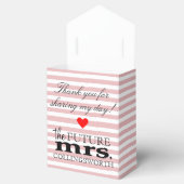 フローラストライプブライダルシャワーフューチャー夫人 フェイバーボックス (オープン)