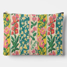 フローラストライプ アクセサリーポーチ