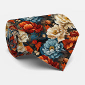 フローラストライプ ネクタイ (ロール)