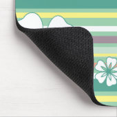 フローラストライプ_4 マウスパッド (コーナー)