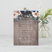 フローラストリングラ素朴イトウッド結婚ズ詳細 エンクロージャーカード (スタンド正面)