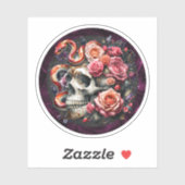 フローラスネークスカルシール。 シール (シート)