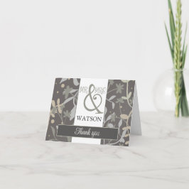 フローラスパイスモダンインスピリシエレガントョかわいらしン サンキューカード