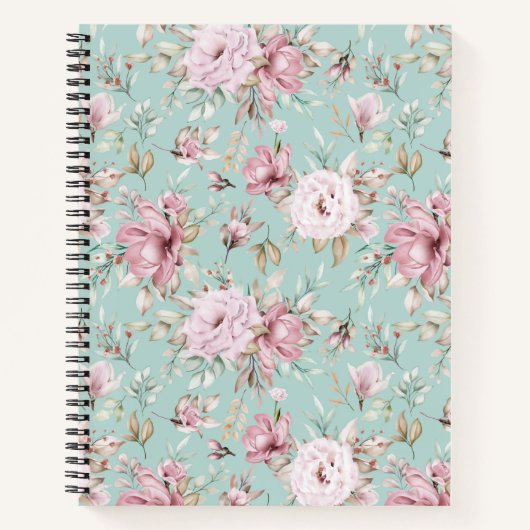 フローラスパイラルノートブック ノートブック (正面)