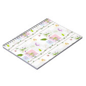 フローラスパイラルノートブック ノートブック (左側)