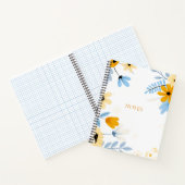 フローラスパイラルバインドハードカバーノートブック ノートブック (内部)