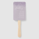 フローラスパークルスウェディングパーティーまたはプログラムID889 ハンドファン (裏面)