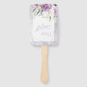 フローラスパークルスウェディングパーティーまたはプログラムID889 ハンドファン (正面)