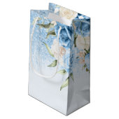 フローラスパークルSweet sixteenブルーID912 スモールペーパーバッグ (裏面アングル)