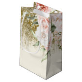 フローラスパークルSweet sixteen金ゴールドID912 スモールペーパーバッグ (裏面アングル)