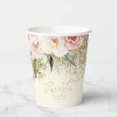 フローラスパークルSweet sixteen金ゴールドID912 紙コップ (裏面)