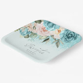 フローラスパークSweet sixteenティール（緑がかった色）ID912 ペーパープレート (傾斜あり)