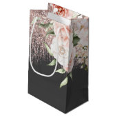 フローラスパークSweet sixteenバラ金ゴールド/Blk ID912 スモールペーパーバッグ (裏面アングル)