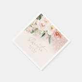 フローラスパークSweet sixteenバラ金ゴールドID912 スタンダードカクテルナプキン (角)