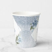 フローラスパ結婚ルクルのイニシャルダスティブルーID889 紙コップ (右)