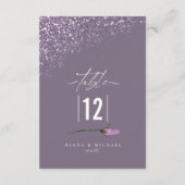 フローラスパ結婚ルクルのテーブル番号Mauve2 ID889 招待状 (裏面)