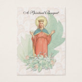 フローラスピリチュアルブーケ祈りの言葉ホーリーカード (正面)