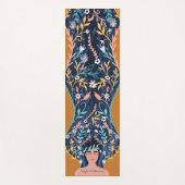 フローラスピリチュアル女性植物フローラ林 ヨガマット (正面)