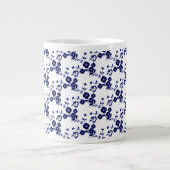 フローラスプレー、S1-Blue-White-Jumbo Coffee Mug ジャンボコーヒーマグカップ (正面)