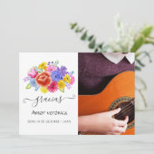 フローラスペインのフィエスタキンセニェラ写真ありがとう サンキューカード (スタンド正面)