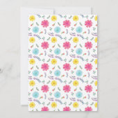 フローラスペインのフィエスタフローラドライブバイシャワー 招待状 (裏面)