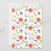 フローラスペインのフィエスタブリデスメイドランチョン 招待状 (裏面)