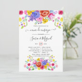 フローラスペインのフィエスタリハーサルディナー招待状 招待状 (スタンド正面)