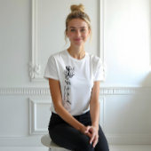 フローラスモダンケッチグラードスクパーソナライズされたリプト トライブレンドTシャツ